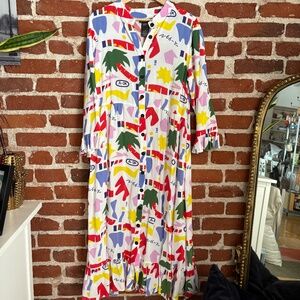 NOOWORKS “A-OK” Print Dress (Molly style)